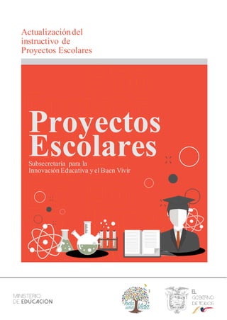 Actualizacióndel
instructivo de
Proyectos Escolares
Proyectos
EscolaresSubsecretaría para la
Innovación Educativa y el Buen Vivir
 