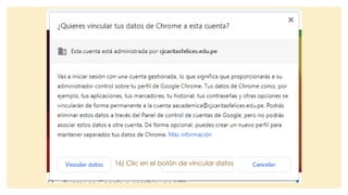 16) Clic en el botón de vincular datos
 