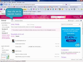Haz clic en la opción nuevo