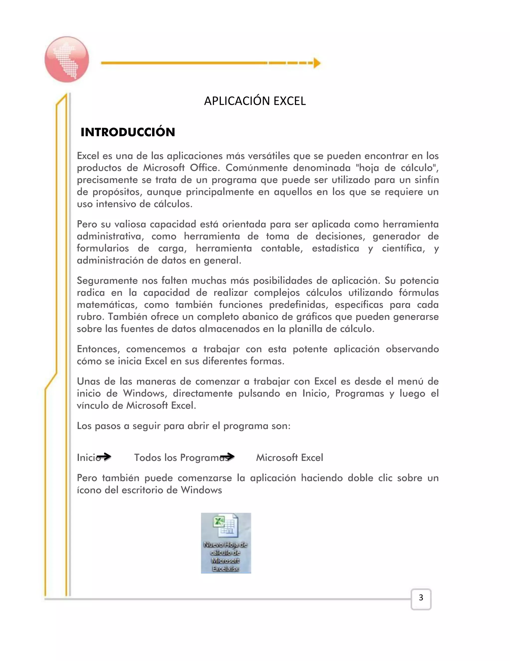 Instructivo de microsoft excel | PDF