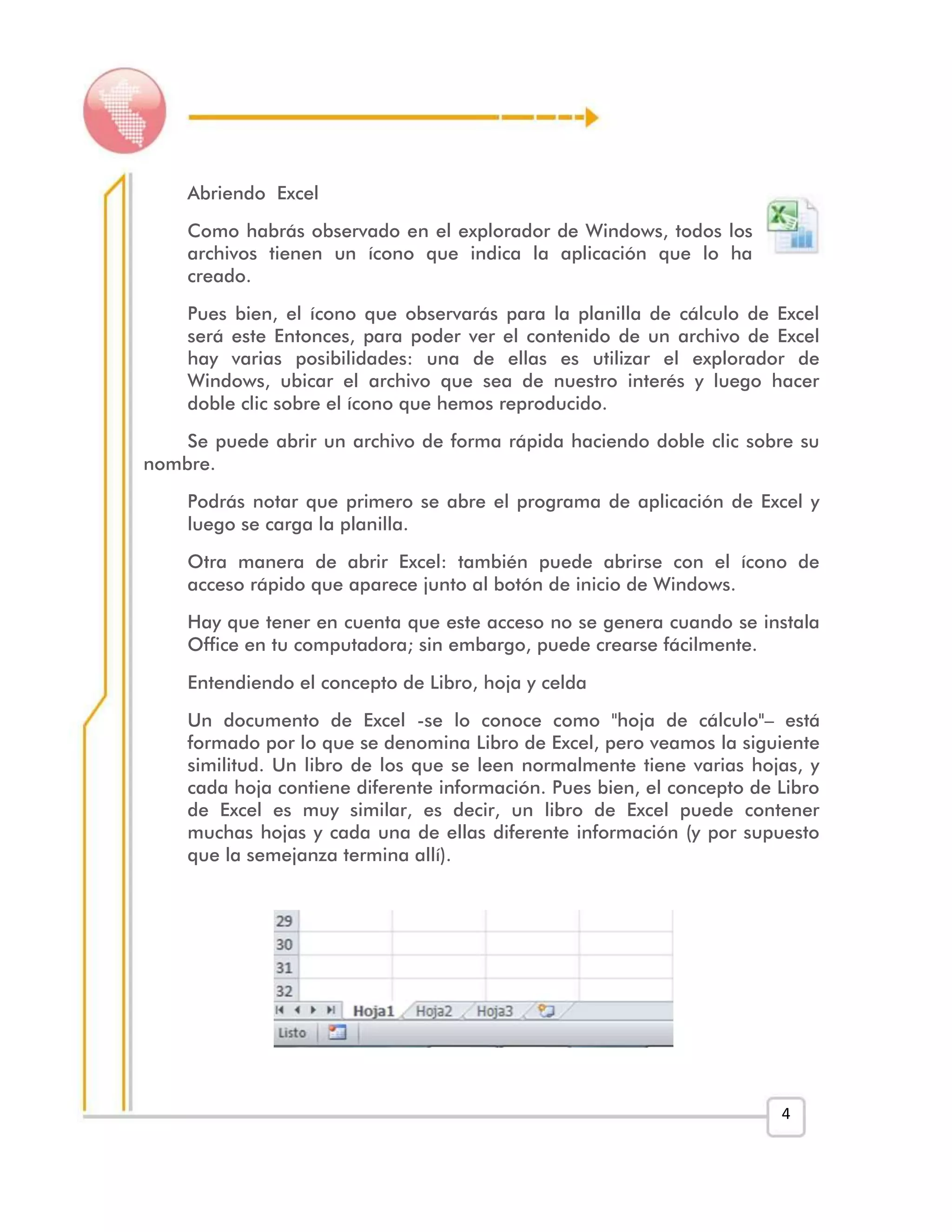 Instructivo de microsoft excel | PDF