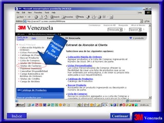 Presione  “ Status  De Factura” Indice Continuar 