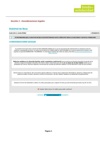 Página 3
Sección 1 - Consideraciones legales
 