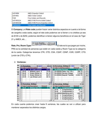 INSTRUCTIVO OPERA 1 para empezar a aprender del sistema | PDF