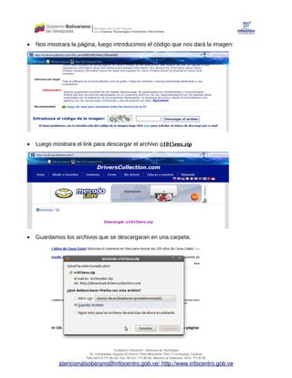 Instructivo para la instalacion en linux de la impresora multifuncion…
