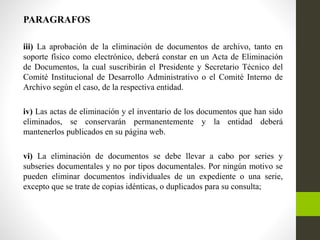 Instructivo: Aplicación de Tablas de Retención Documental | PPTX