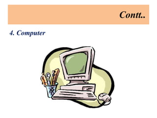 Contt..
4. Computer
 