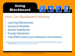 UsingBlackboardHow Can Blackboard ImproveLearning Effectiveness