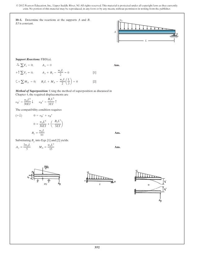 Instructor Solution Manual For Chapter 10 Indeterminate