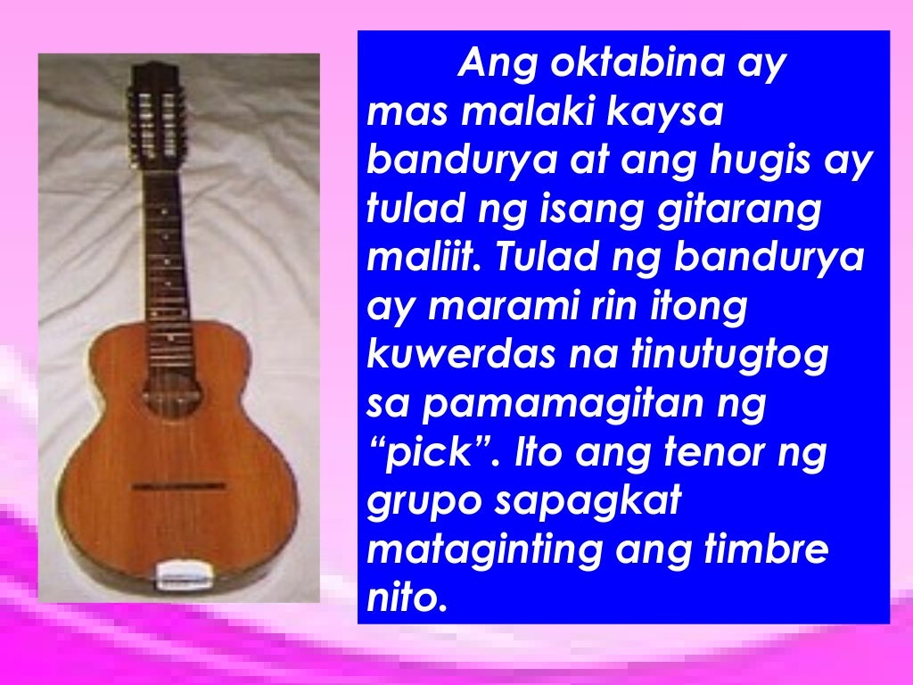 Mga Instrumentong Rondalya