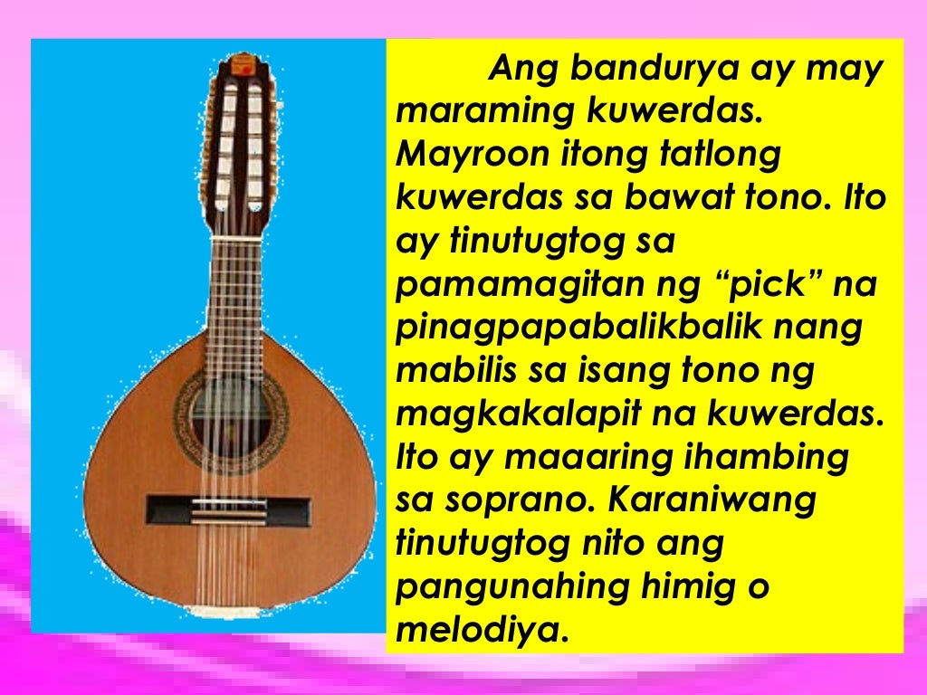 Mga Instrumentong Rondalya