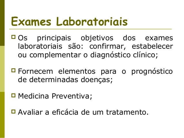 Manual de exames laboratoriais