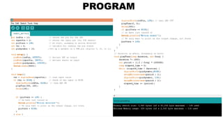 PROGRAM

 