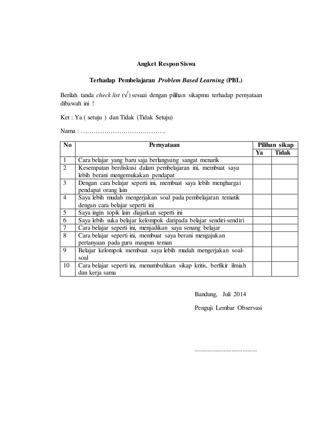 KisiKisi Pedoman Wawancara Guru Sebelum Pembelajaran