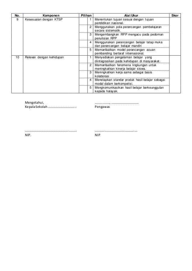 Instrumen Supervisi Akademik Instrumen supervisi-akademik-versi-word