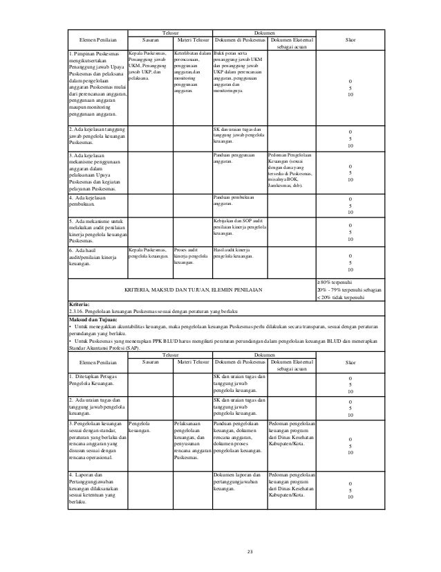 Contoh Laporan Hasil Audit Internal Puskesmas Audit Kinerja