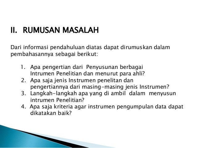 Inilah Apa Saja Bentuk Bentuk Instrumen Pembelajaran