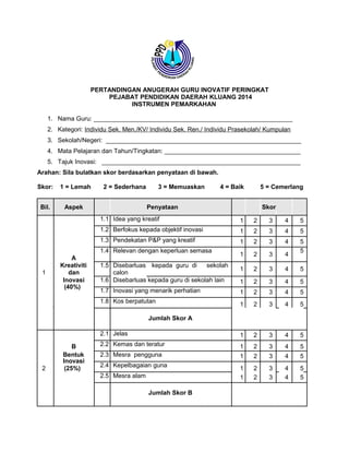 Instrumen inovatif 2_mac_2014_final[1] | DOC