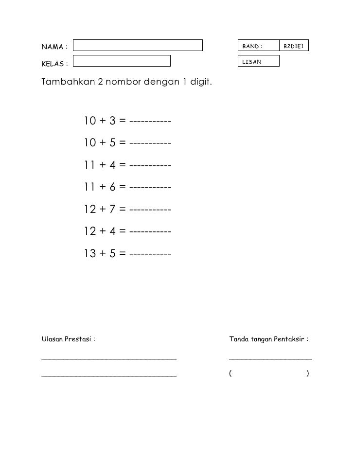 Contoh Soalan Matematik Bentuk Lazim - Soalan bt