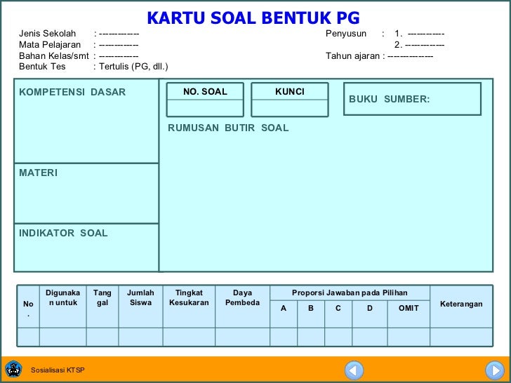 Instrumen Penilaian Pembelajaran