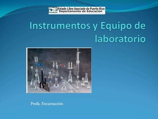 Instrumentos de laboratorio 