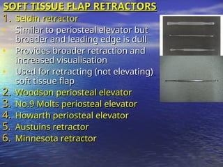 Howarth Retraction INSTRUMENS in oral and maxillofacial surgery.ppt