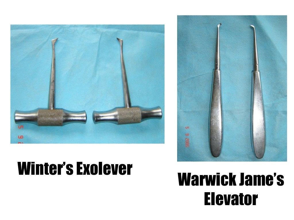 Instruments used in oral and maxillofacial surgery