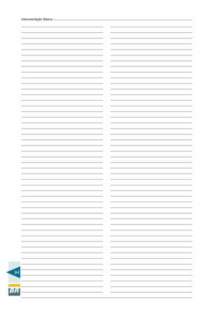 94
Instrumentação Básica
 