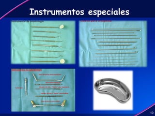 Instrumentos especiales
10
 
