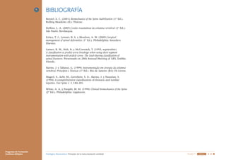 Macormack Classification Principios de la Instrumentación Vertebral: Fisiología y Biomecánica en ...