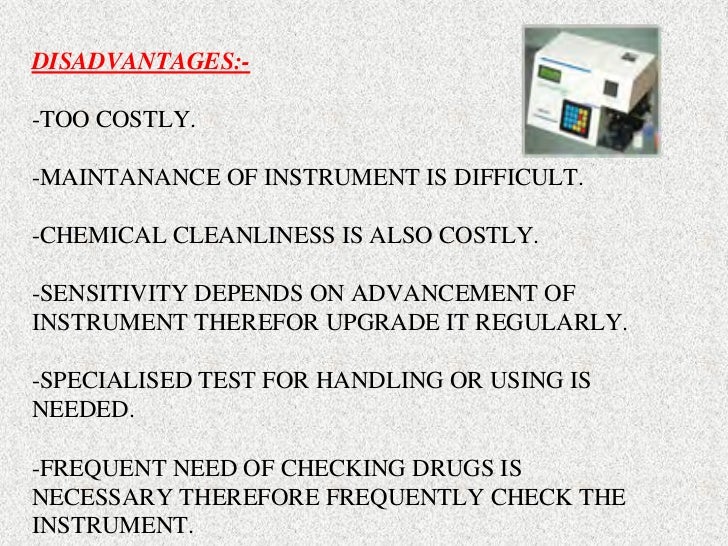Instrumental analysis in research