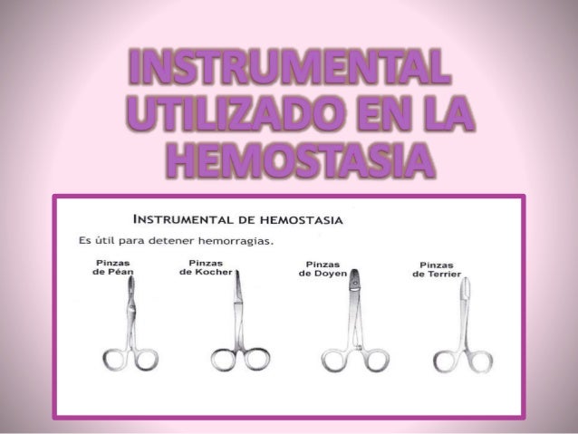 Resultado de imagen para instrumental hemostasia