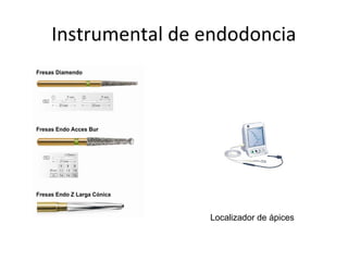 Instrumental de endodoncia
Localizador de ápices
 