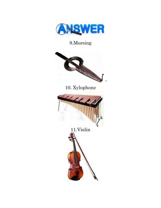 Riddle Instrument Instrumental riddles | PDF