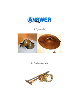 Riddle Instrument Instrumental riddles | PDF