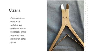Cizalla
• Actúa como una
especie de
guillotina que
produce cortes en
línea recta, similar
al que se puede
producir un par de
tijeras.
 