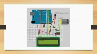 Temperature Sensor using LM35 and LCD Display on Arduino | PPTX