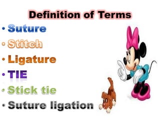 Definition of Terms
 