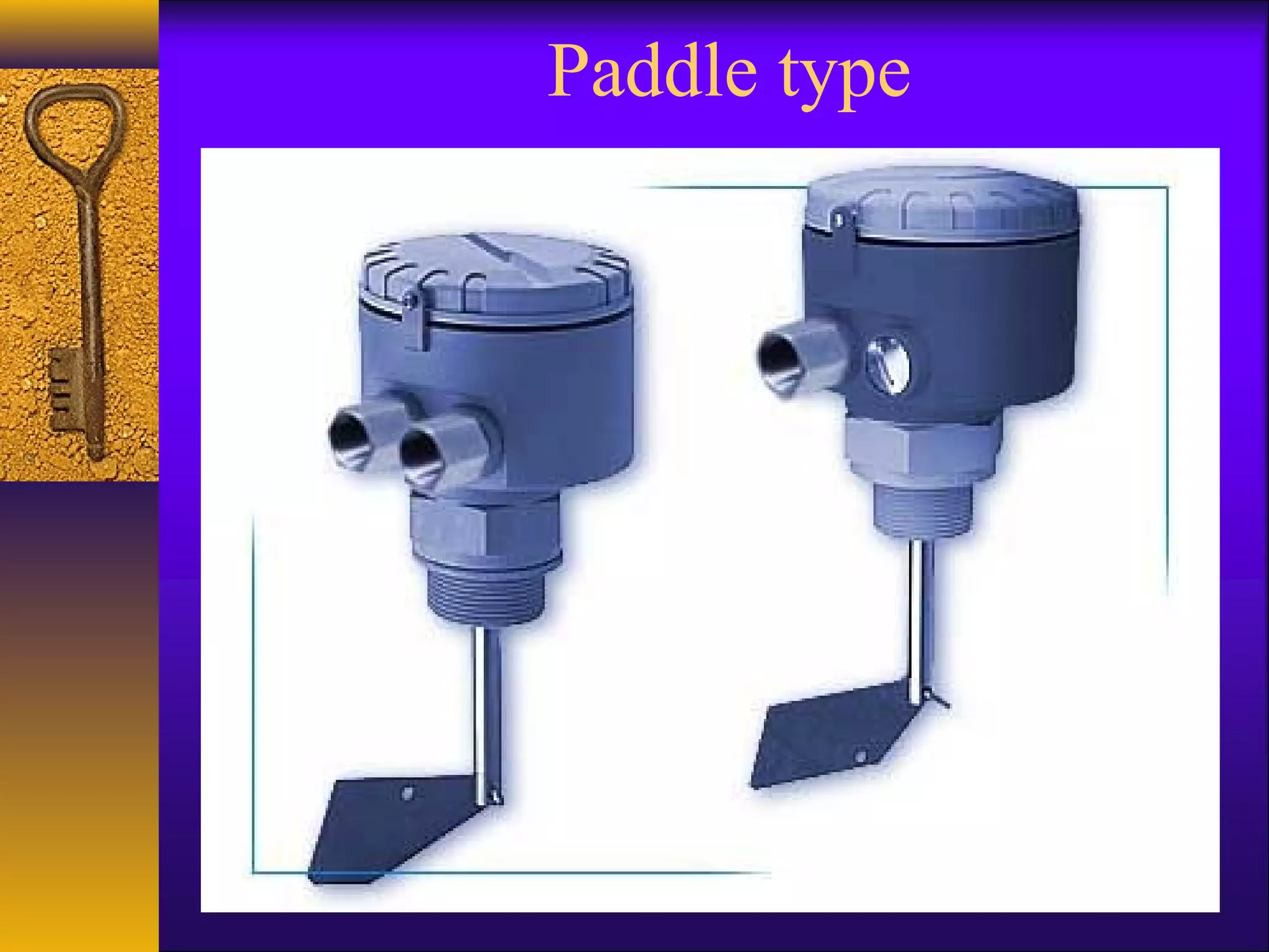 Paddle type
 