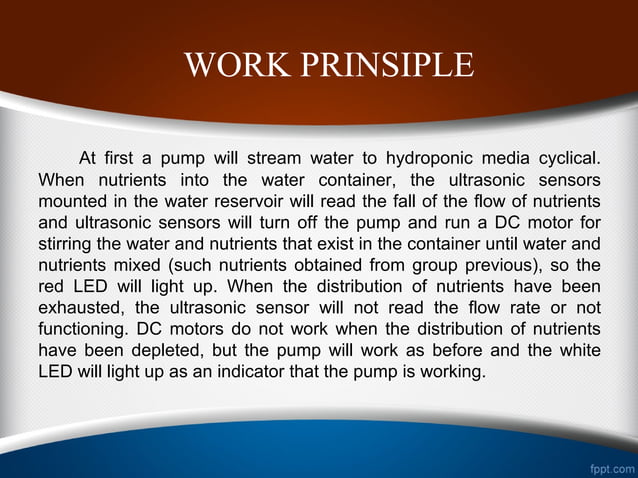 AUTOMATIC IRRIGATION SYSTEM USING ARDUINO UNO | PPT