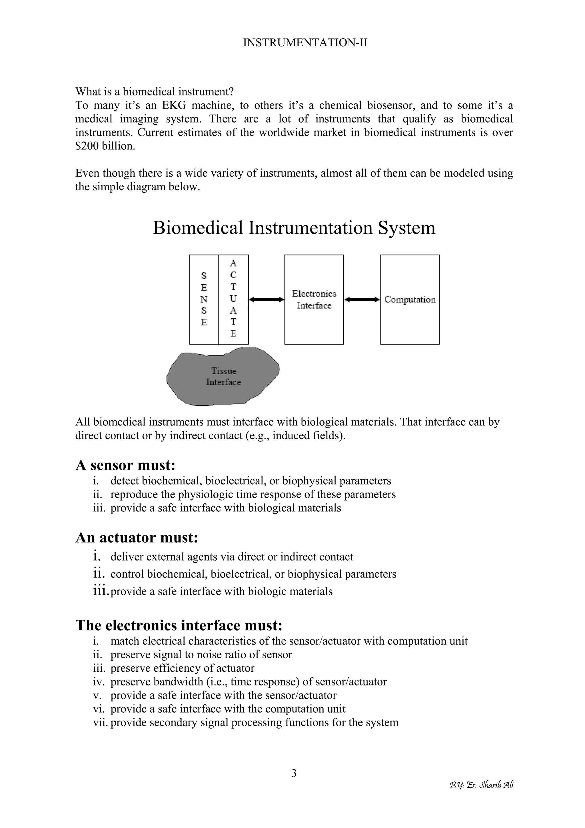 Instrumentation | PDF