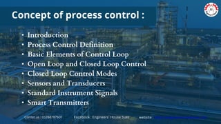 introduction to process control process control and... Instrumentation - Introduction.pdf TRAINING | PDF