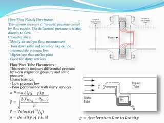 Instrumentation measurement principles PPSX