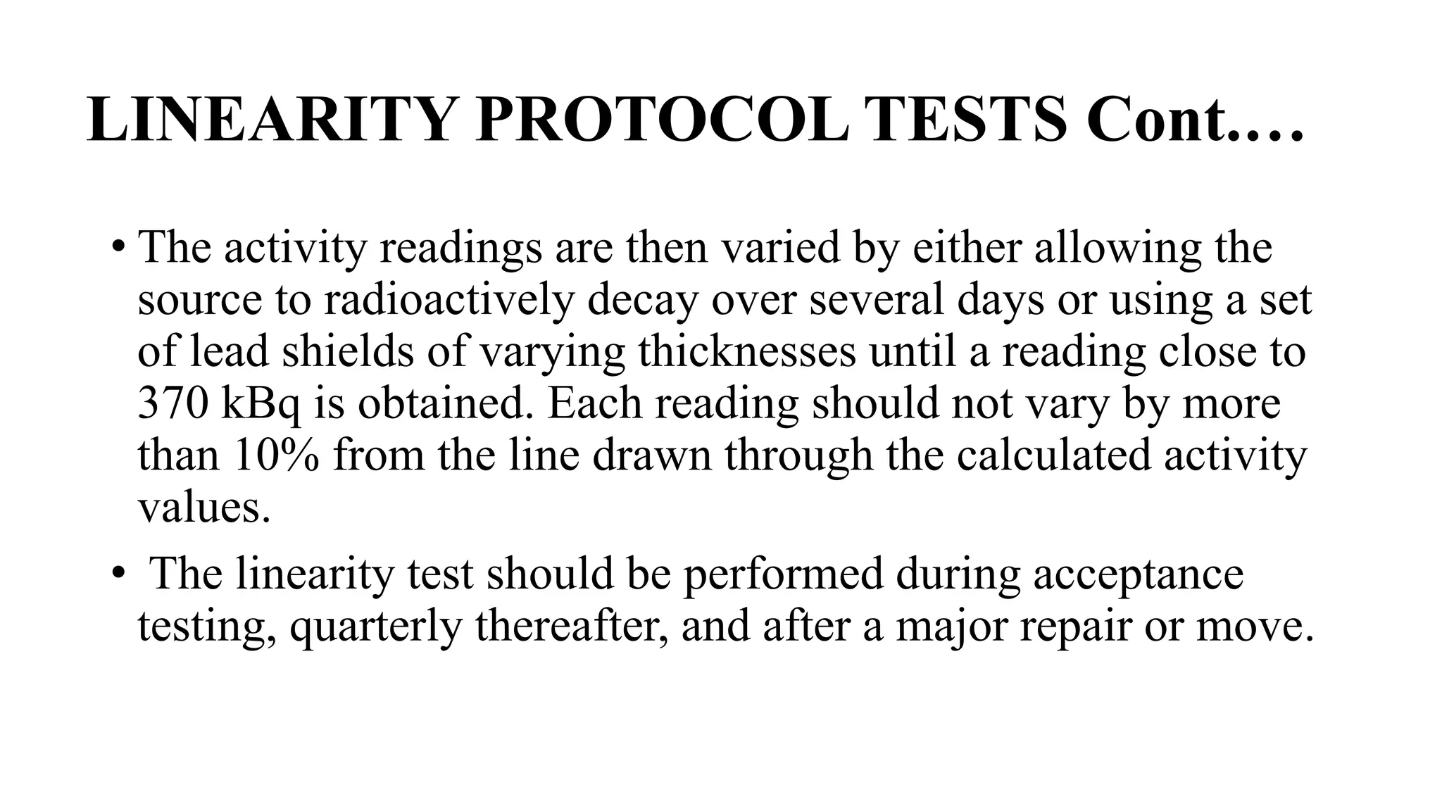 Nuclear Medicine Instrumentation and quality control presentation | PPTX
