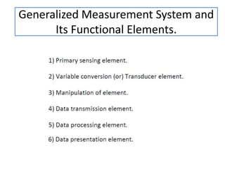 Instrumentation basics karthik anand UNIT - I