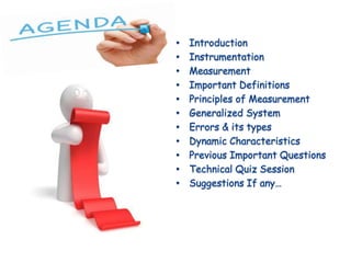 Instrumentation basics karthik anand UNIT - I