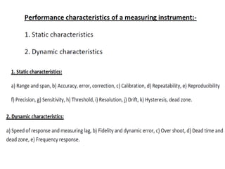 Instrumentation basics karthik anand UNIT - I