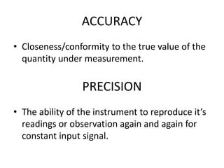 Instrumentation basics karthik anand UNIT - I