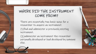 Research Methods: Chapter 3. INSTRUMENTATION.pdf