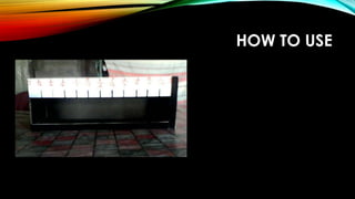 HOW TO USE
This 12’’ by 6’’ box represent as
a whole and the smaller boxes
represents the fractions.
 